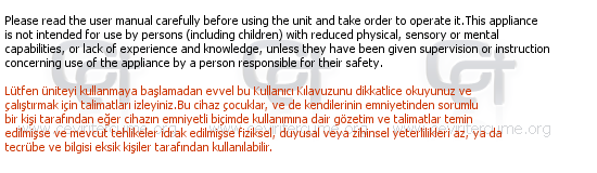 Humidifier / Nemlendirici tercüme örneği